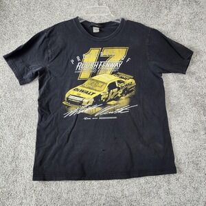 Matt Kenseth Roush Fenway Racing Shirt Mens Large Black NASCAR Chase Authentics